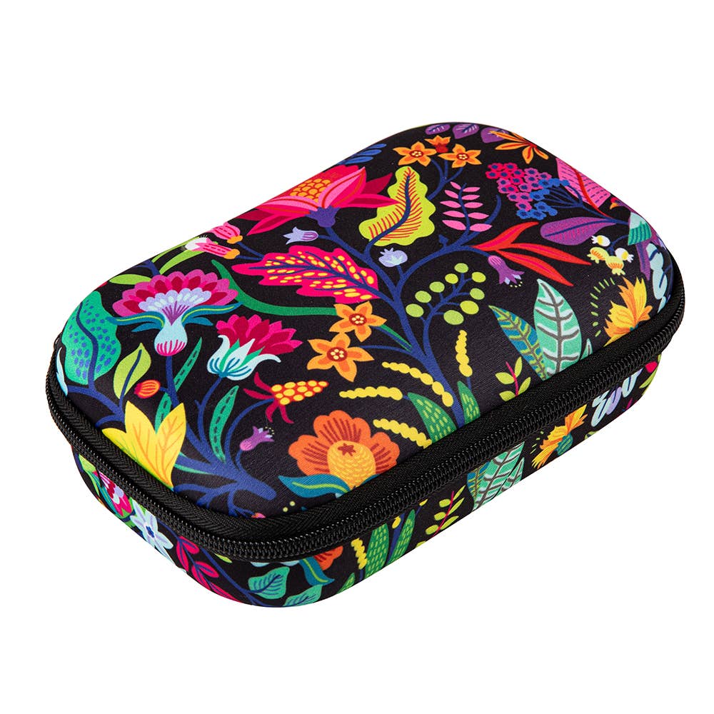 ZIPIT Bright & Bold Flowers Storage Box, Pencil Case