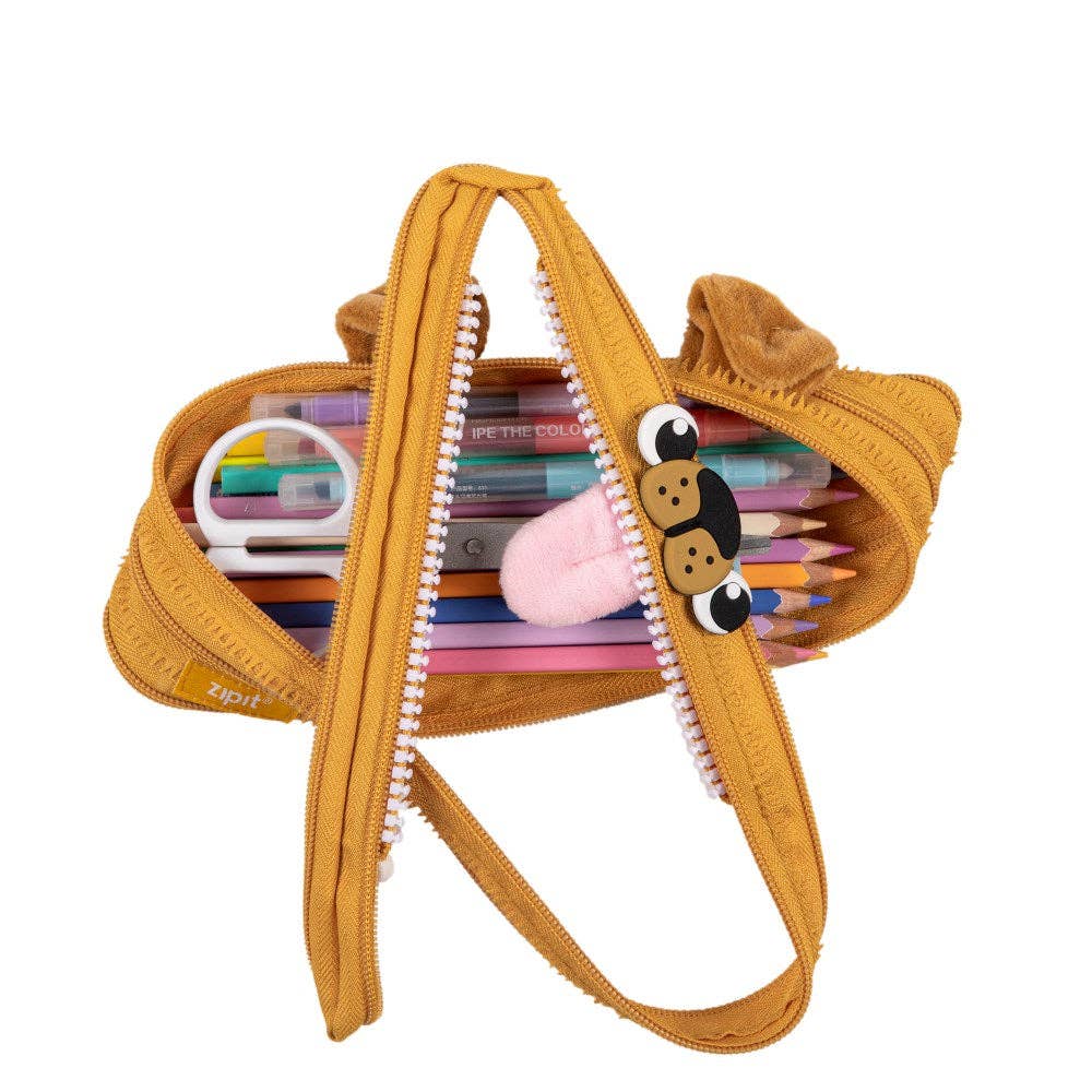 ZIPIT Sandy Paws Dog Pencil Case - Make Back to School Paw-Some!