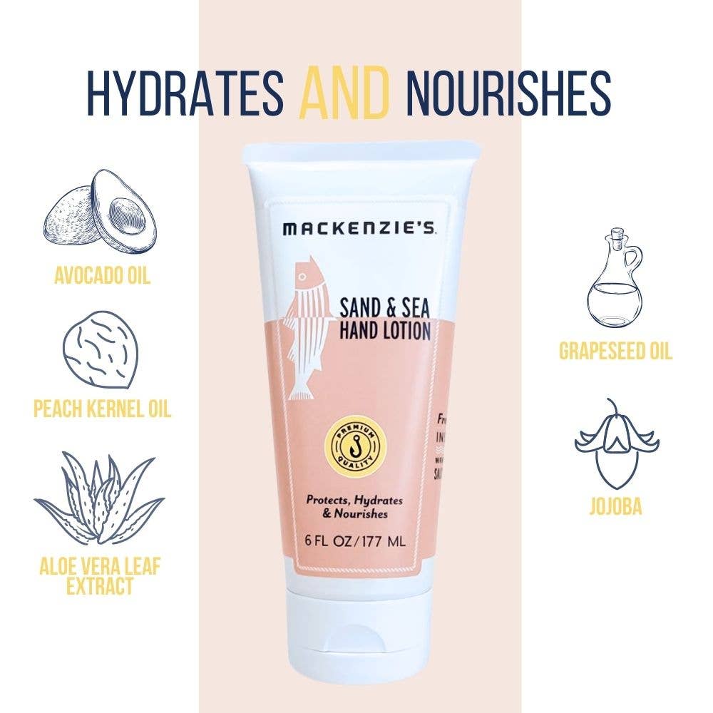 MacKenzie’s Fisherman Sand & Sea Hand Lotion- 6 fl oz
