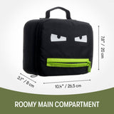 ZIPIT Grillz Lunch Bag for Kids: Black