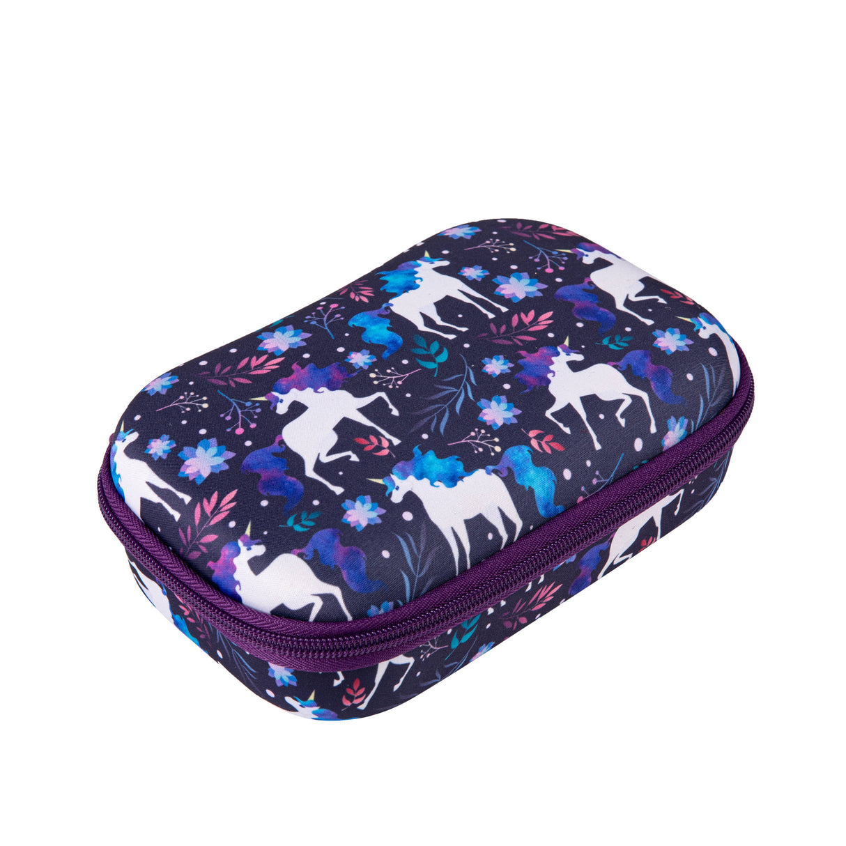 ZIPIT Magical Unicorns Storage Box, Cute Pencil Case Gift for Girls