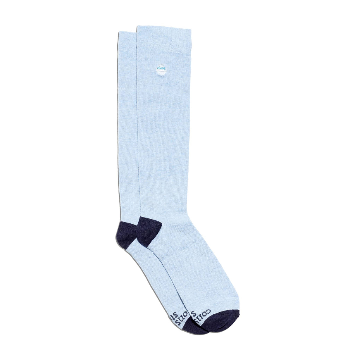 Compression Socks that Protect Oceans | Blue: Size Medium