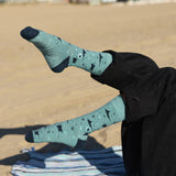 Socks that Protect Manta Rays | 70% Organic: Size Medium