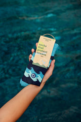 Socks that Protect Oceans | Rolling Waves - 75% Organic: Size Medium