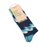 Socks that Protect Oceans | Rolling Waves - 75% Organic: Size Medium