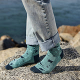 Socks that Protect Manta Rays | 70% Organic: Size Medium