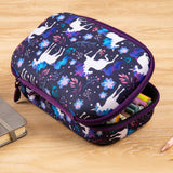 ZIPIT Magical Unicorns Storage Box, Cute Pencil Case Gift for Girls