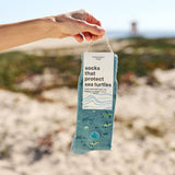 Socks that Protect Sea Turtles | 70% Organic: Size Small
