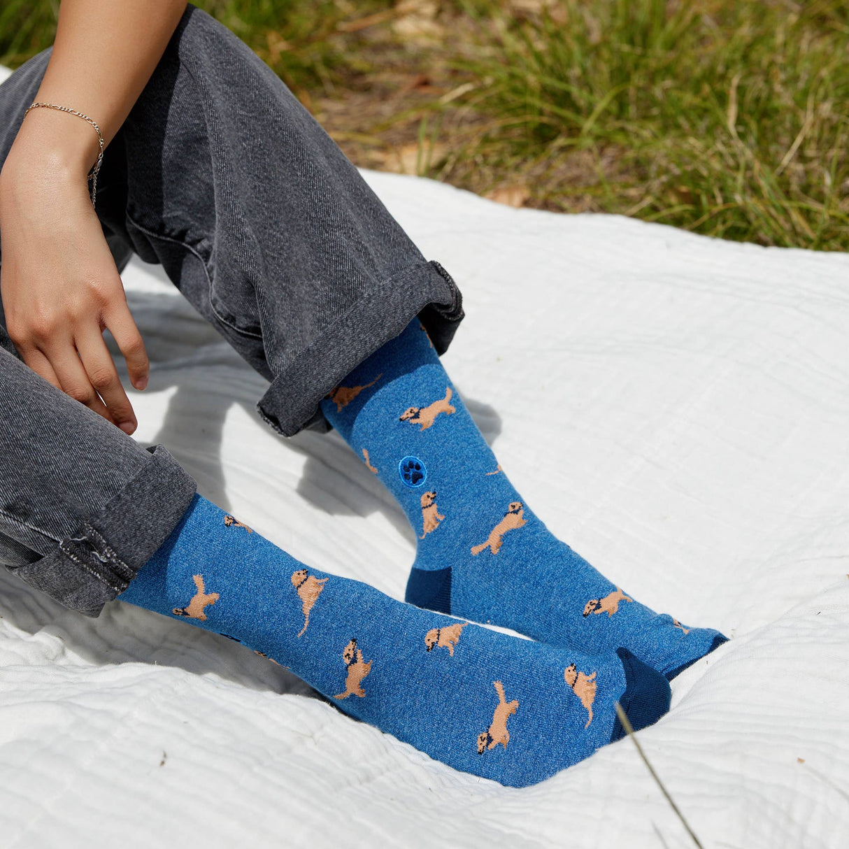 Socks that Save Dogs | Golden Retrievers: Size Small