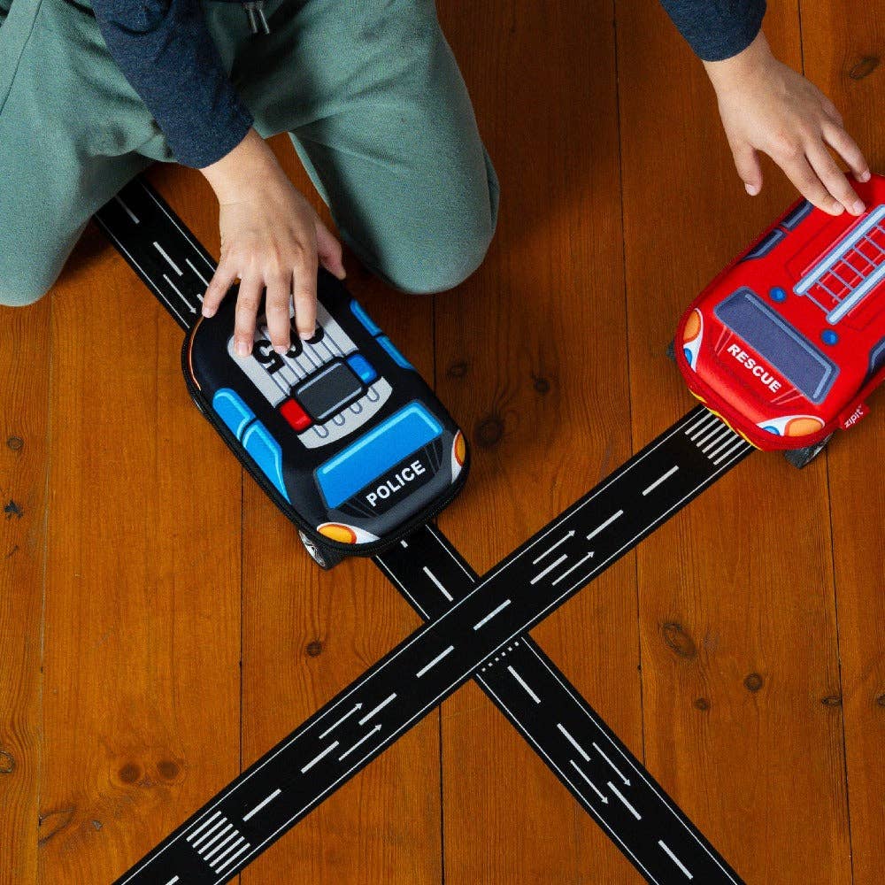 ZIPIT Red Alert Truck Pencil Case, Storage Box for Boys and Girls