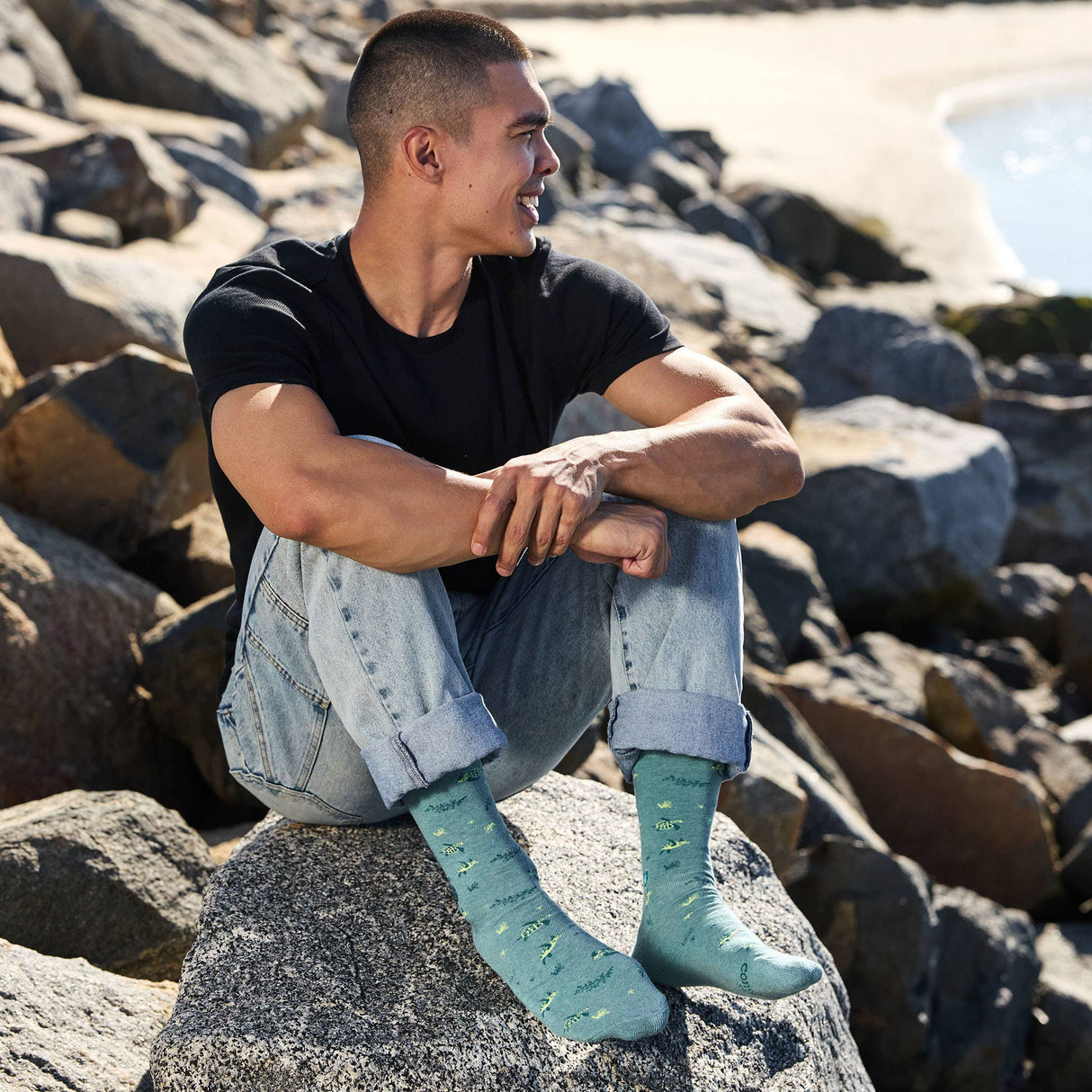 Socks that Protect Sea Turtles | 70% Organic: Size Small