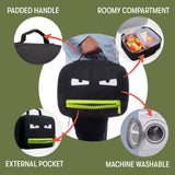 ZIPIT Grillz Lunch Bag for Kids: Black